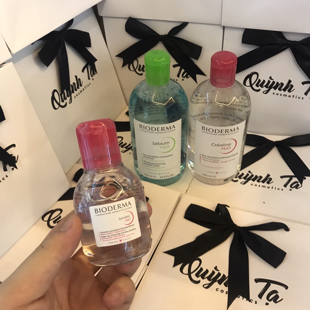 Nước Tẩy Trang 💥Freeship💥 Tẩy Sạch Sâu Bụi Bẩn, Cặn Mỹ Phẩm Trên Da Bioderma Crealine H2O Nội Địa Pháp 500ml SP32 | BigBuy360 - bigbuy360.vn