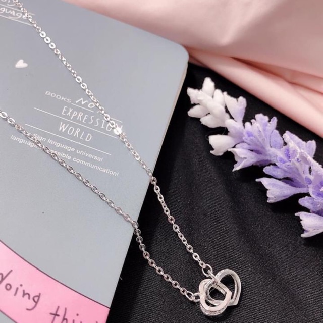 DÂY CHUYỀN NỮ BẠC TA - DÂY CHUYỀN MẶT TIM LỒNG