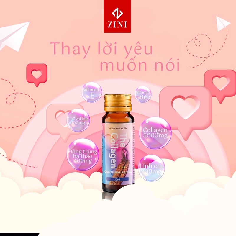 Collagen Đông Trùng Hạ Thảo Tẩm Bổ Cơ Thể đẹp da đẹp dáng chính hãng