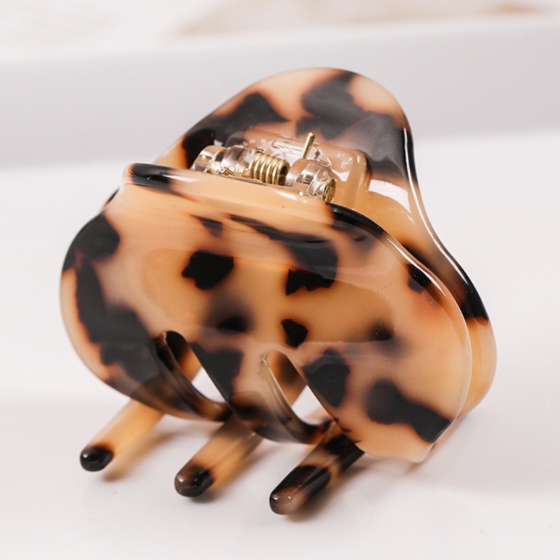 Kẹp Tóc Càng Cua In Họa Tiết Da Báo Nhiều Màu Sắc Thời Trang