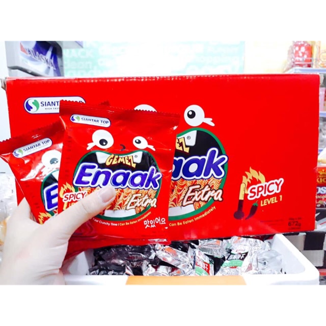 Mỳ Ennack Spicy: 6k/gói