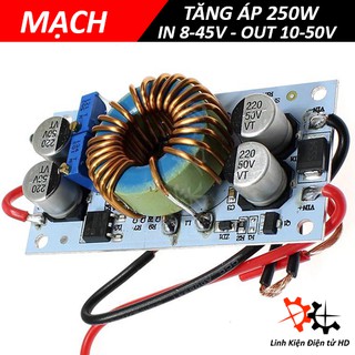 Mạch tăng áp 250W DC-DC In 8-45v OUT 10-50v