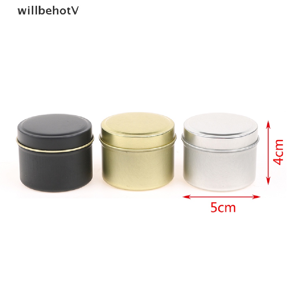Hộp Thiếc Nhôm Đựng Mẫu Thử Nến 2Oz Tiện Dụng