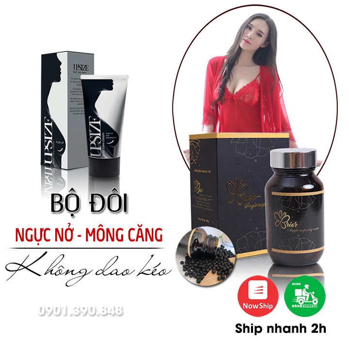 Kem Nở Ngực UpSize - Kem Massage Tăng Vòng 1 Chính Hãng Nga (50ml), Giúp Vòng 1 Săn Chắc Trẻ Hoá & Căng Tròn Tự Nhiên