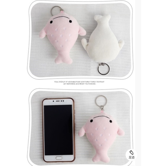 Móc khoá hình cá heo và sao biển