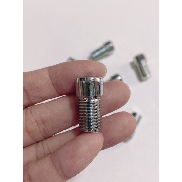 Ốc bulong 10li15 - 10li20 đầu lục giác gắn kiếng răng ngược và răng xuôi