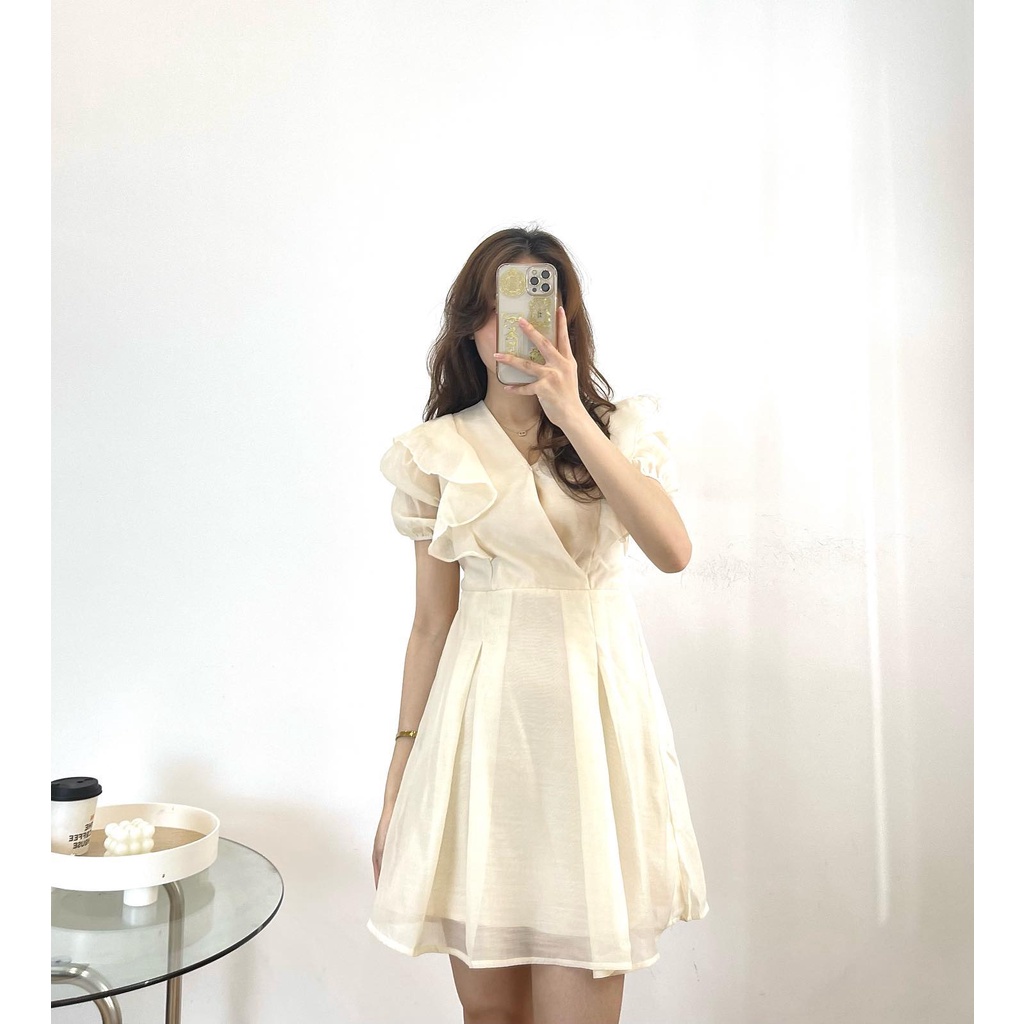 Đầm voan tơ xòe thời trang nữ Miho house