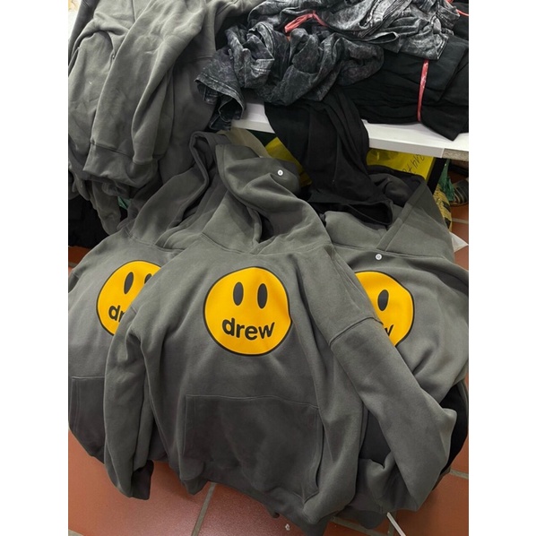 Ảnh Thật Ở Cuối) Áo nỉ Hoodie Drew house mặt cười Hogoto shop , áo nỉ bông hoodie unisex nam nữ | BigBuy360 - bigbuy360.vn