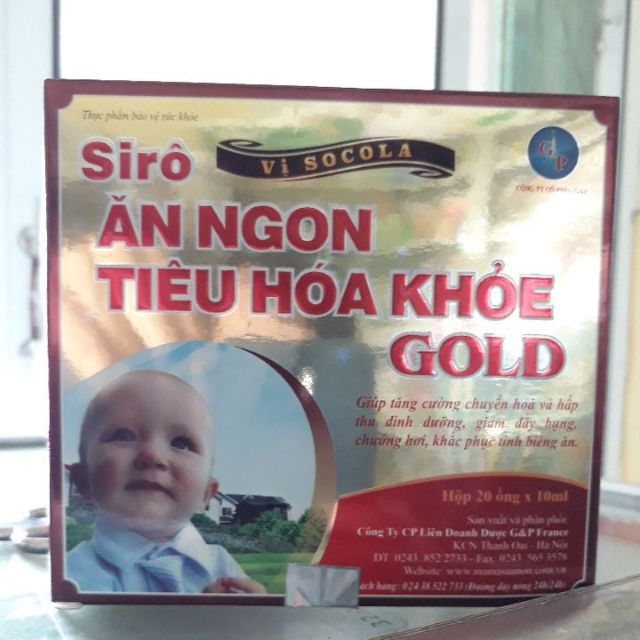 Siro ăn ngon tiêu hóa khỏe Gold