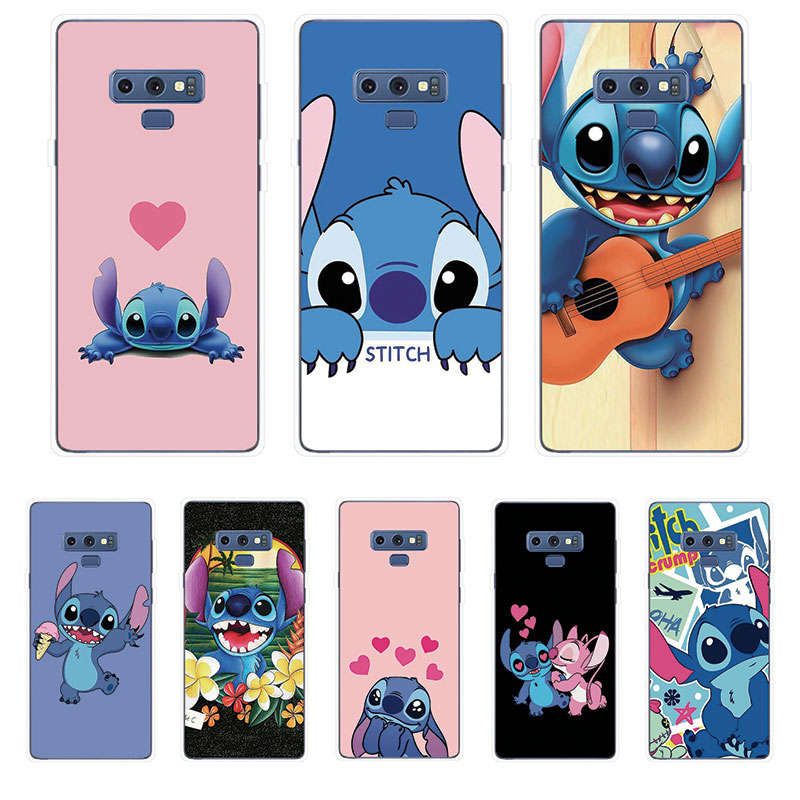 Ốp điện thoại TPU Silicone mềm in hình Stitch cho Samsung Galaxy Note 8 9 Note8 Note9