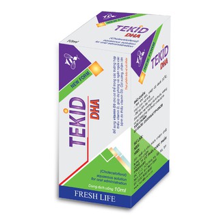 TEKID DHA - Bổ sung Vitamin D3 cho cơ thể giúp tăng cường hấp thu canxi