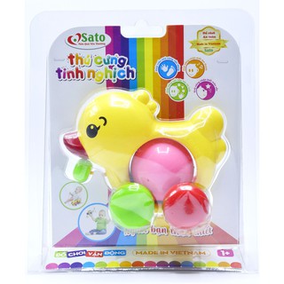 Xe Kéo Dắt Vịt Bầu Đi Dạo Tinh Nghịch Đáng Yêu MS 73
