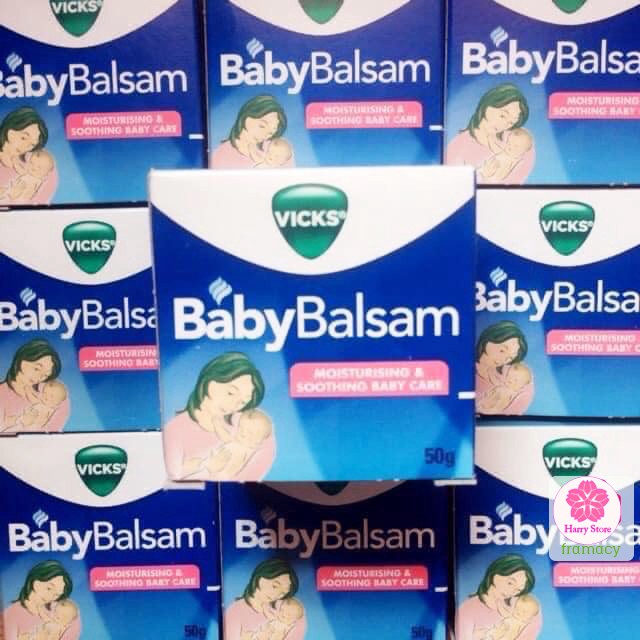 Dầu bôi ấm ngực Vicks Baby Balsam (50g)/Little Innoscents Organic (75ml), Úc chống cảm cho trẻ từ 3 tháng tuổi