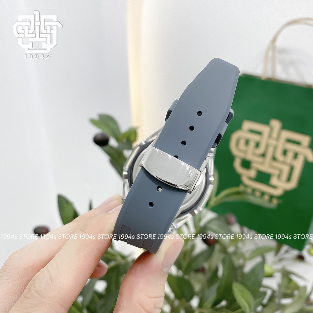 Đồng hồ nam Casio G-Shock GA-2110E-8A custom AP Royal Oak, Jelly x Gray, hàng chính hãng