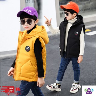Áo phao gile trẻ em hàn quốc chất cotton thời trang hàn quốc 2019