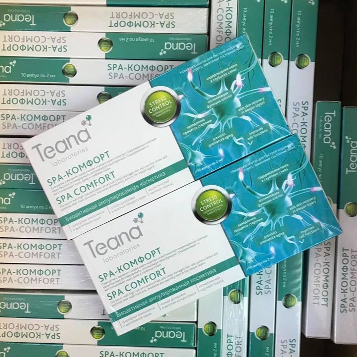 Serum Teana SPA COMFORT chiết suất 3 loại tảo biển và muối khoáng tái tạo, trẻ hoá và tối đa chức năng da