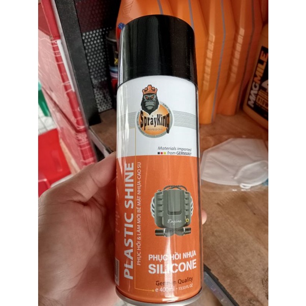 SPRAYKING PLASTIC SHINE/CHAIN CLEAN/CHAIN LUBE : DƯỠNG BÓNG SẠCH XE - RỬA SÊN - DƯỠNG SÊN