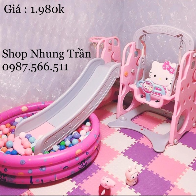 Cầu trượt xích đu cho bé ( od 5-7 ngày ) ibx phí ship tính riêng