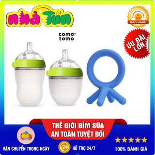 🌞🌞QÙA TẶNG TAY CẦM🌞🌞Bình Sữa Comotomo 150ml/250ml ✔SIlicon Siêu Mềm Cho Bé {CHÍNH HÃNG}
