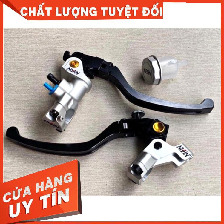 Cặp cùm tay thắng nissin bình dầu rời Full bass bản cao cấp