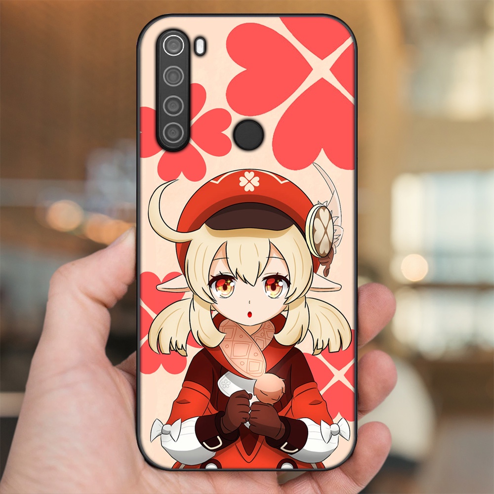 Ốp lưng Xiaomi Redmi Note 8 viền đen in hình Klee Genshin Impact