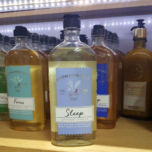 Sữa tắm Bath and Body Works Aromatherapy Sleep Lavender Vanilla | BigBuy360 - bigbuy360.vn