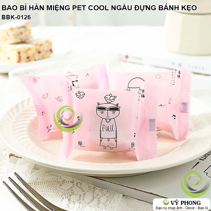 BAO BÌ TÚI HÀN MIỆNG 7x10CM ĐỰNG BÁNH KẸO IN HÌNH PET COOL NGẦU LÀM QUÀ TẶNG XUÂN NĂM MỚI CÁC DỊP LỄ TẾT BBK-0126