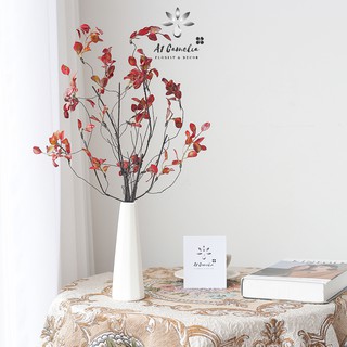 Hoa Decor - Là Nho Dại Decor, Cành Dài 43cm Gồm 2 Nhánh, Uốn Dẻo Tùy Thích, Trang Trí Phòng Khách, Phòng Ngủ Sang Trọng