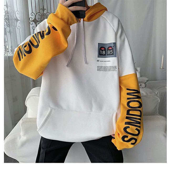 [FREESHIP_50K] Áo hoodie nam nữ 1885 form rộng tay dài có nón AnNgo - NL166 | BigBuy360 - bigbuy360.vn
