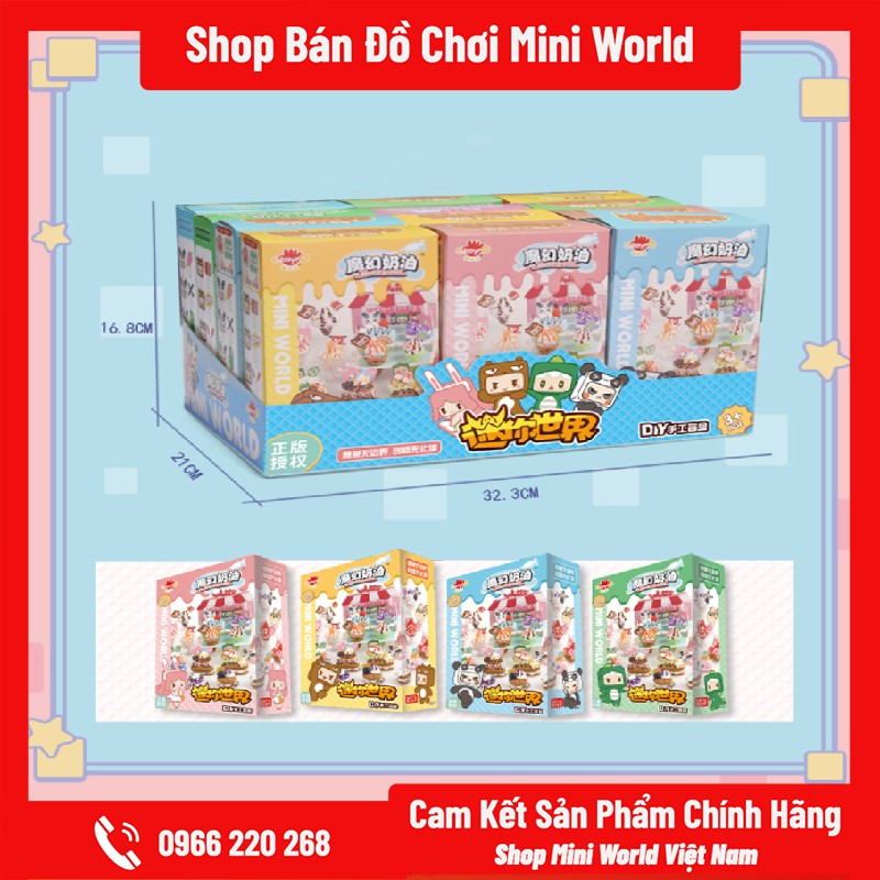 Đồ Chơi Mini World Diy Cửa Hàng Bán Kem