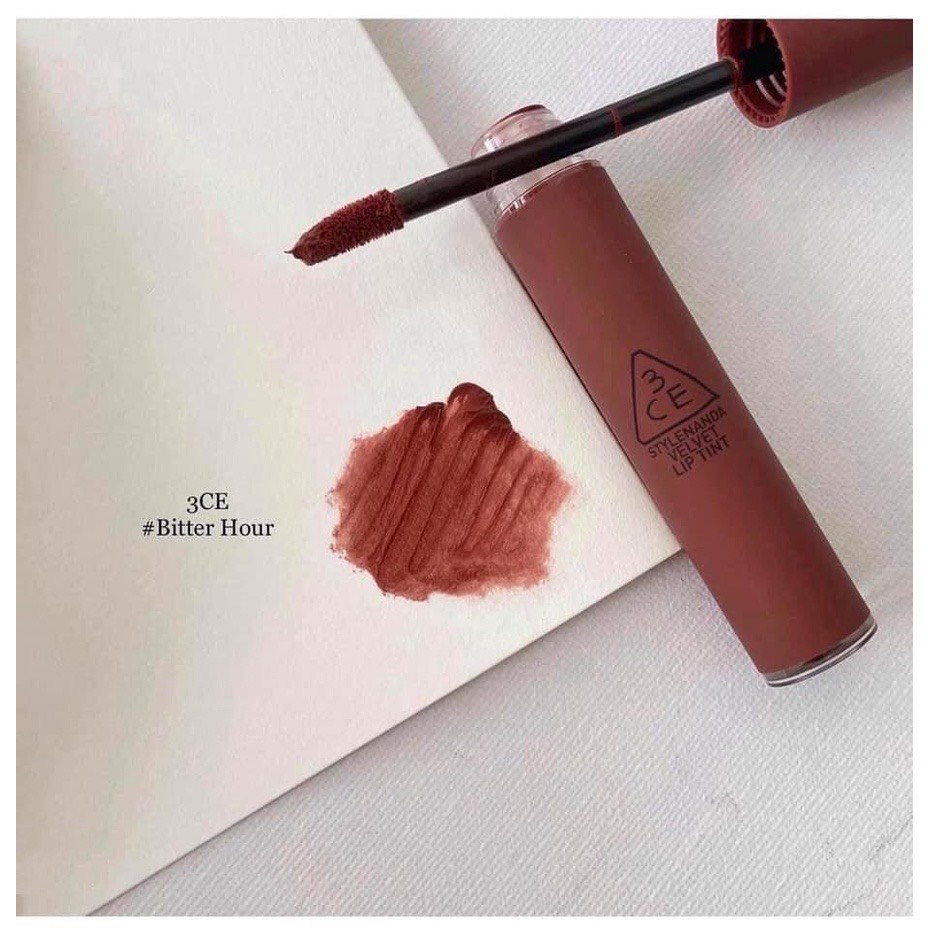 Son Kem Lì 3CE Bitter Hour Phiên Bản Velvet Lip Tint 4g Hàn Quốc