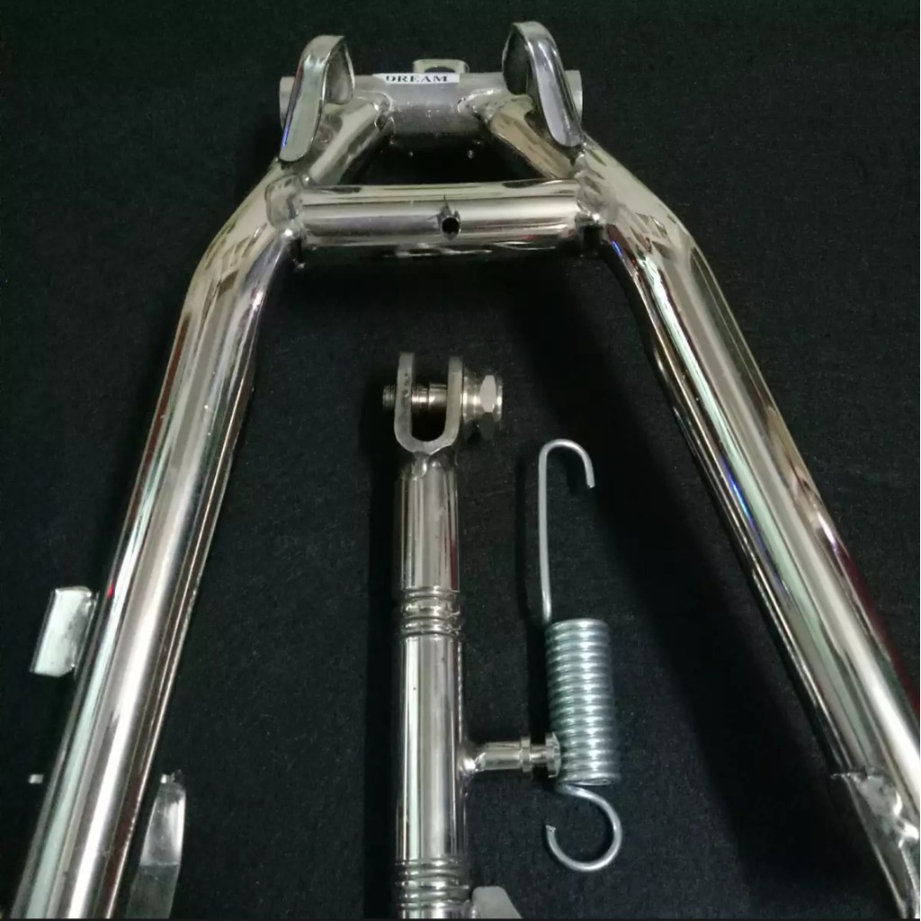 Bộ chống đứng và chống nghiêng Inox xe dream cao