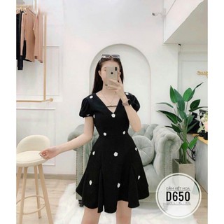 60-90kg Bigsize ĐẦM KẾT HOA D650