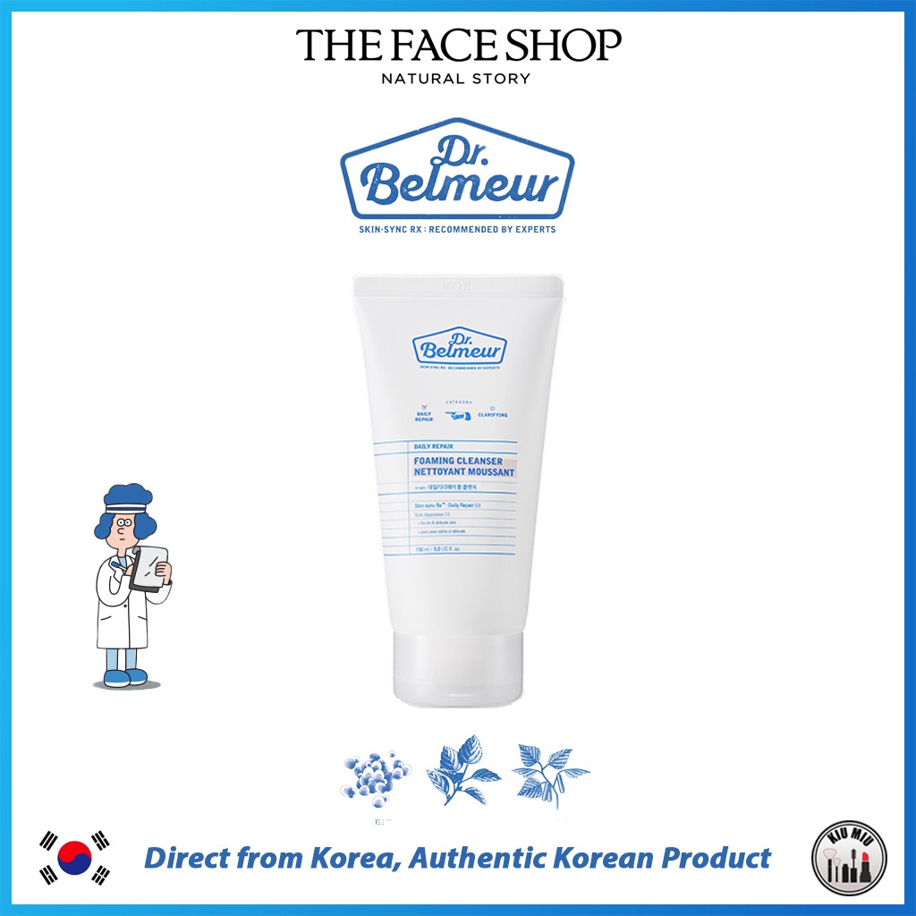 Dr. Belmeur Daily Repair Form Cleanser 150ml *ORIGINAL KOREA*