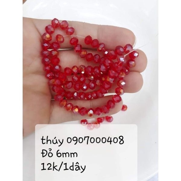 Pha lê bánh cam 6mm