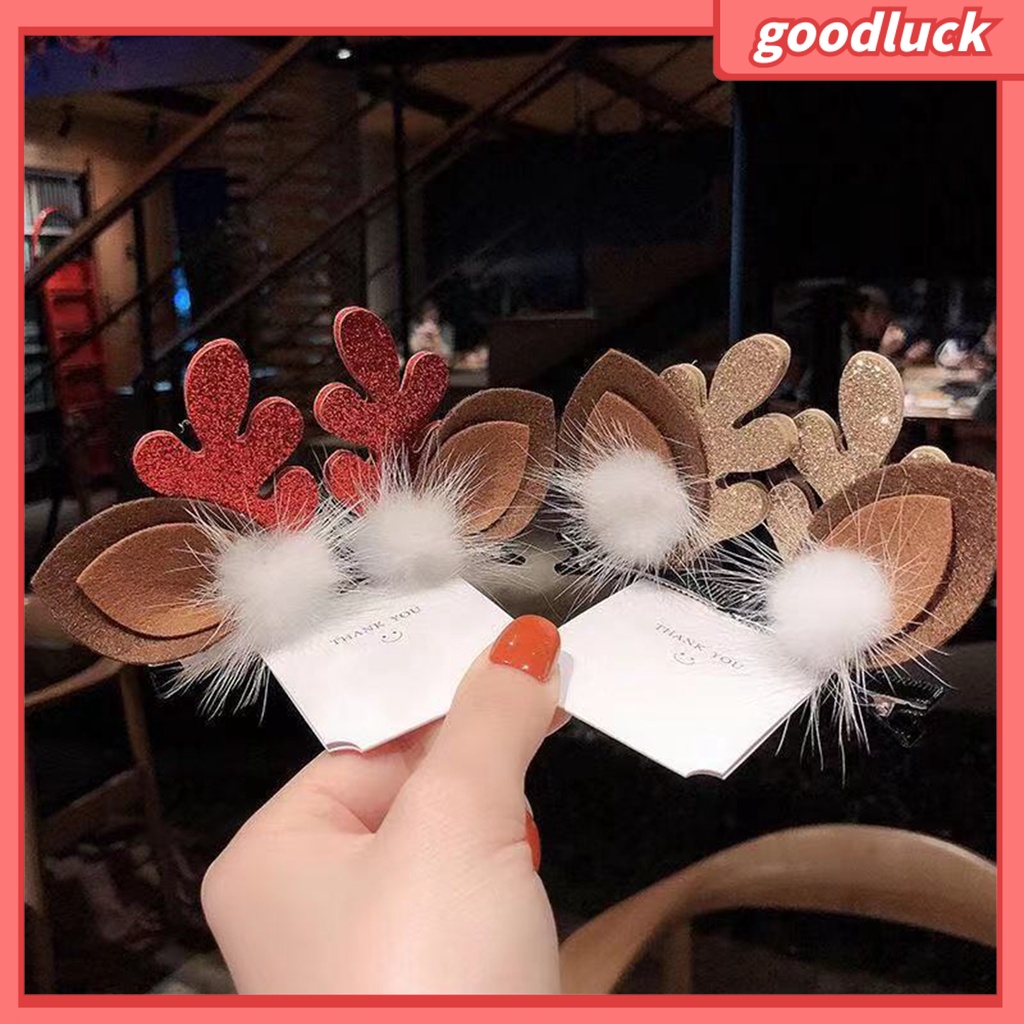 Kẹp tóc hình sừng hươu tinh tế chống mòn cho nữ