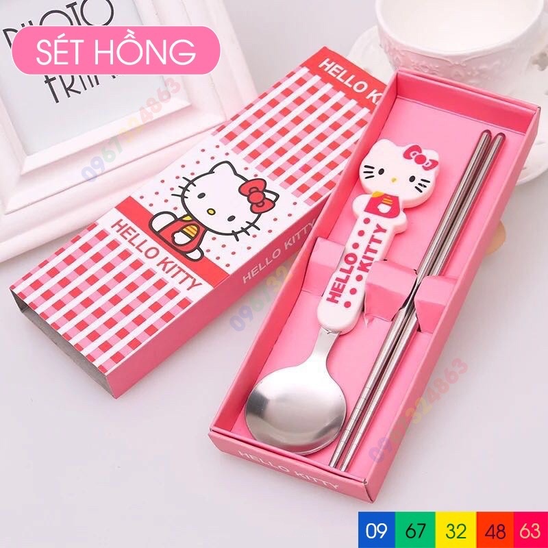 Sét thìa đũa inox cho bé tập ăn dặm