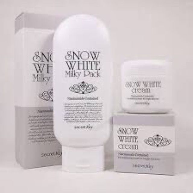 Kem make up body snow white cream