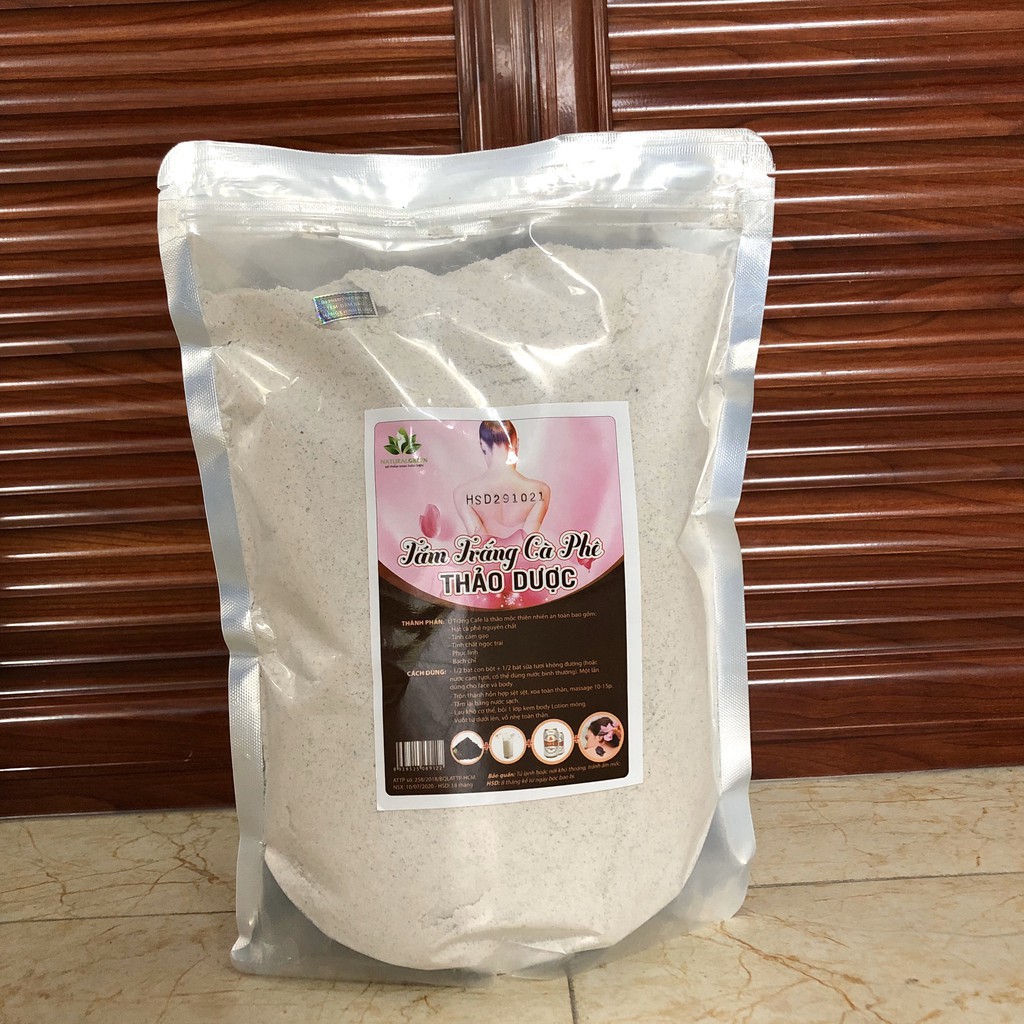 500 gr Ủ TRẮNG CAFE (dùng cả face và body) tắm trắng, tẩy da chết , ủ trắng face và body, ủ trắng da cà phê