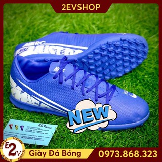 [Siêu Rẻ]Giày Đá Bóng Cỏ Nhân Tạo 𝗧𝗙 𝗠𝗲𝗿𝗰𝘂𝗿𝗶𝗮𝗹 𝟭𝟯 Xanh Dương Sẫm Đã Khâu Bền Đẹp