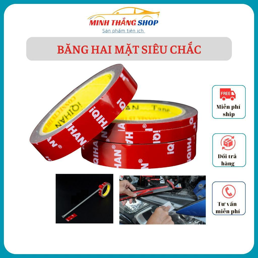 Băng dính hai mặt chuyên dụng siêu chắc dài 3m