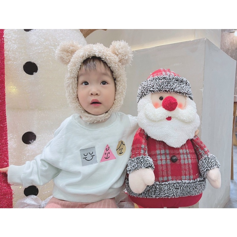 Áo nỉ hoodie trẻ em BATALA KIDS, áo nỉ cho bé trai bé gái thêu họa tiết dày dặn cho bé từ 1-6 tuổi