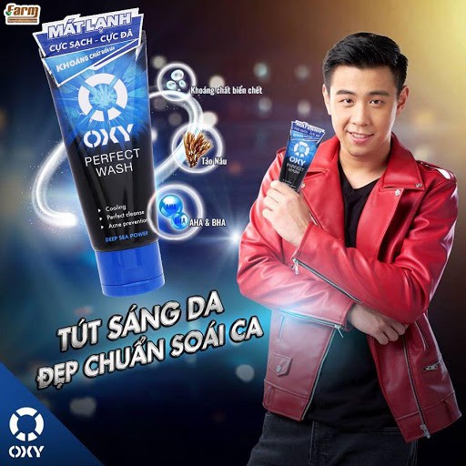 Kem sữa rửa mặt Oxy perfect wash cực mát lạnh, ngừa khuẩn mụn 100g