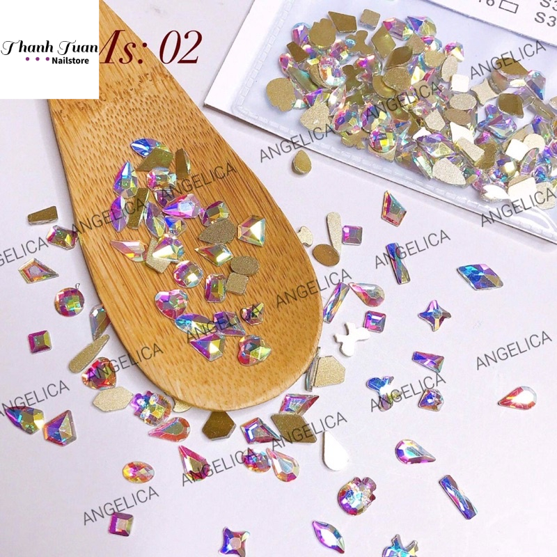 Set đá khối chân bằng Angelica 100v chính hãng- Phụ kiện đồ nail
