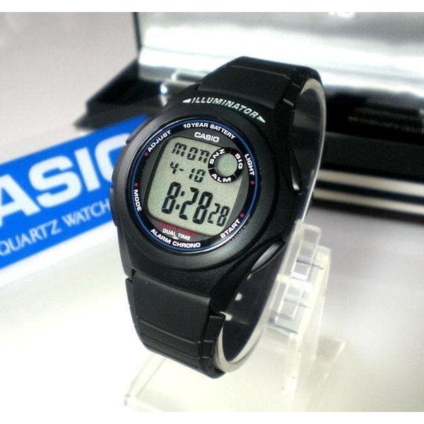 Đồng Hồ Nam nữ Casio F-200 9ADF 9ASDF 2BDF 1ADF chống nước 5ATM - Đèn nền LED - bảo hành 12 tháng