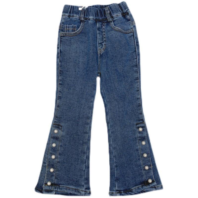 [Hàng Mới Về] Quần Jean Ống Loe Ôm Dáng Vừa Vặn Dày Dặn Phong Cách Phương Tây Thời Trang Thu Đông Cho Nữ