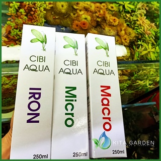 COMBO phân nước CIBI AQUA - BỘ 3 CHAI MA.CRO, MI.CRO, I.RON CIBI AQUA