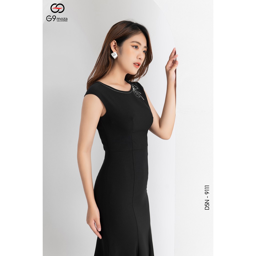Đầm nữ G9moza 9111 ôm đuôi cá chất Thô hàn có co giãn