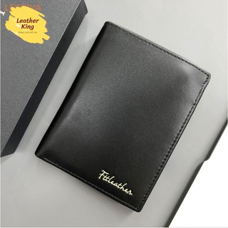 Ví Nam Bóp Nam LEOTIVA 💥 FREESHIP 💥TẶNG HỘP💥 Da Bò Xịn 100% May Viền Thủ Công 8040B