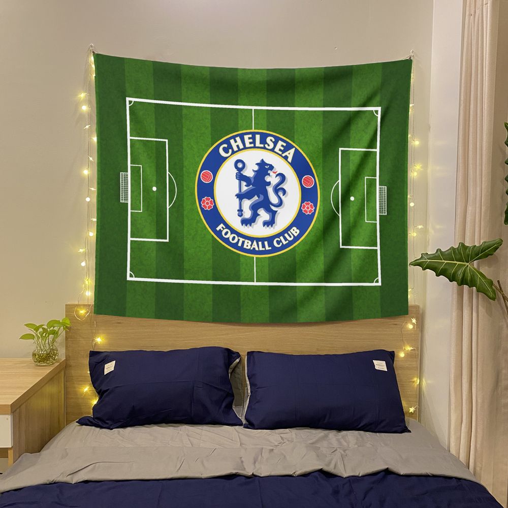 🏃Kèm Dây Đèn & Móc Treo🏃Những đội bóng hot nhất: Chelsea, Man City, Manchester City🏃Tranh vải treo tường NHÀ MÂY💖